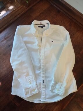 Tommy Hilfiger White Oxford Button-Down Shirt - Boy's